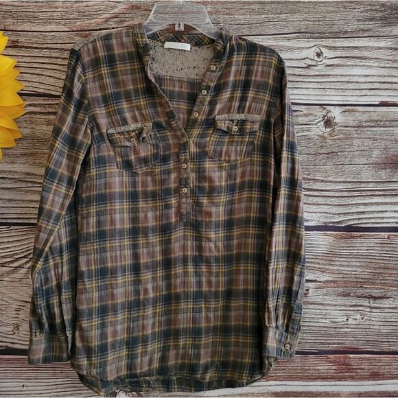 Promod Woman's long sleeve Flannel Pre-owned - Picture 1 of 6